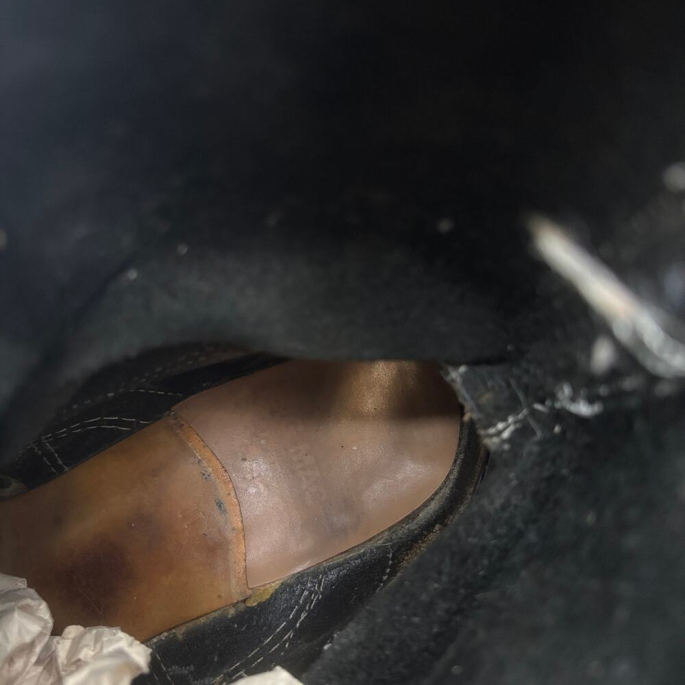 Vintage 60s Penney's Big Mac Engineer Buckle Moto Boots Men's 10 Workwear - Picture 8 of 14